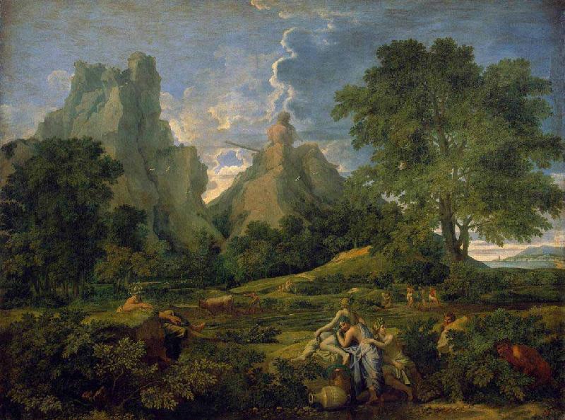 Nicolas Poussin Landscape with Polyphemus oil painting picture